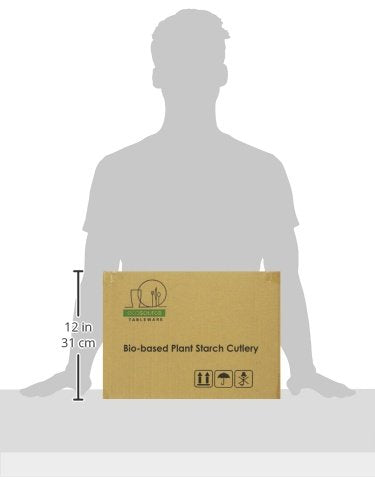 Plant Starch Cutlery (1000) - Kind4Earth