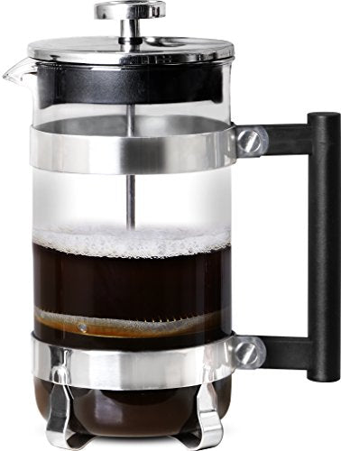 French Coffee Press (Chrome) - 34 oz Espresso and Tea Maker - Kind4Earth