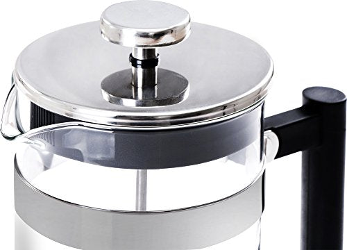 French Coffee Press (Chrome) - 34 oz Espresso and Tea Maker - Kind4Earth