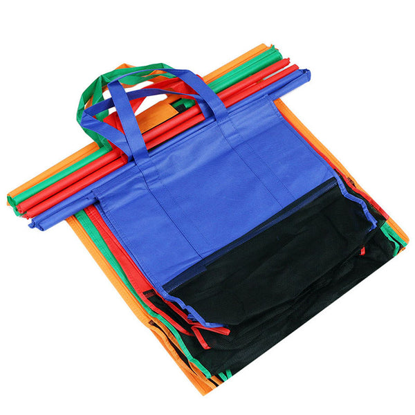 Foldable Reusable Grocery Shopping Bags - 4pcs/set - Kind4Earth