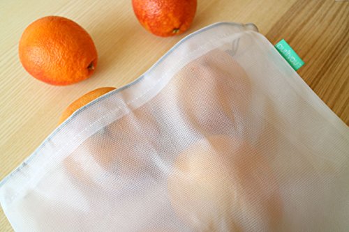 Reusable Mesh Produce Bags - Set of 9 - Kind4Earth