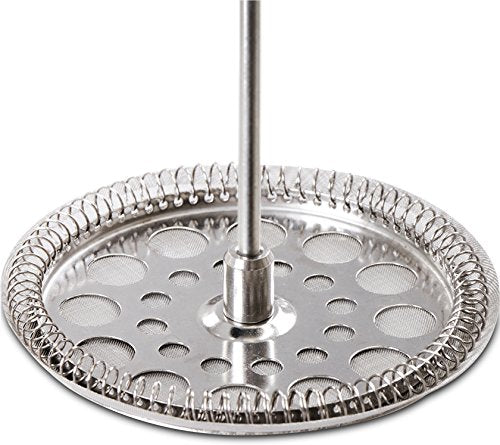 French Coffee Press (Chrome) - 34 oz Espresso and Tea Maker - Kind4Earth