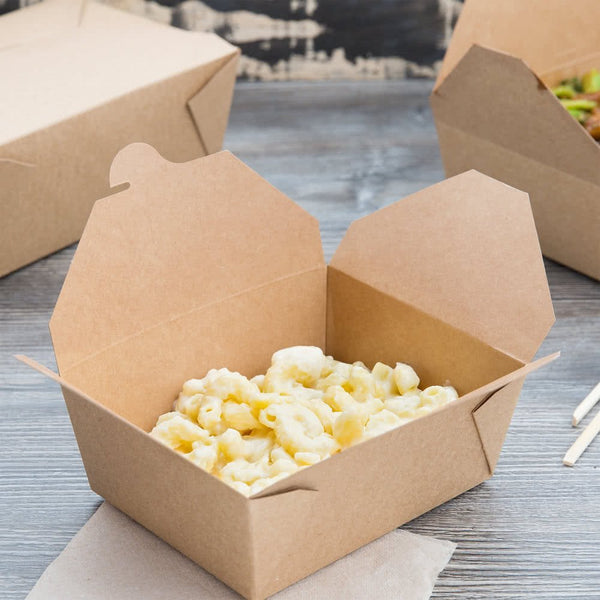 Disposable Paper Take Out Food Containers (50) - Kind4Earth