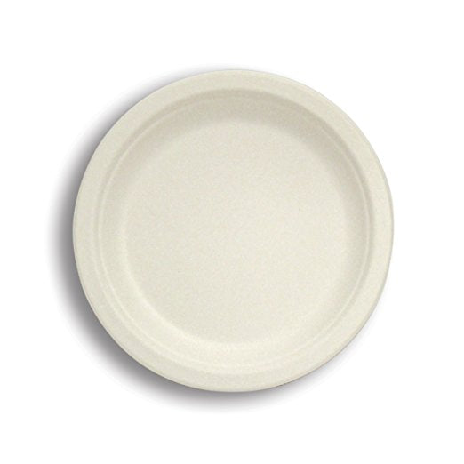 Sugar Cane Fiber Heavy Duty 10" Plate (500) - Kind4Earth
