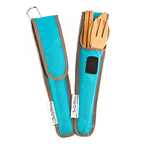 Bamboo Travel Utensils with Carrying Case - Kind4Earth