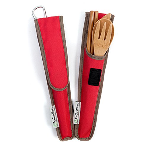 Bamboo Travel Utensils with Carrying Case - Kind4Earth