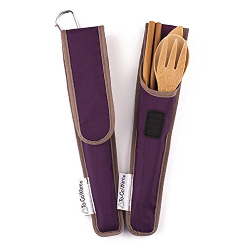 Bamboo Travel Utensils with Carrying Case - Kind4Earth