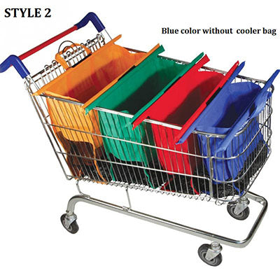 Foldable Reusable Grocery Shopping Bags - 4pcs/set - Kind4Earth